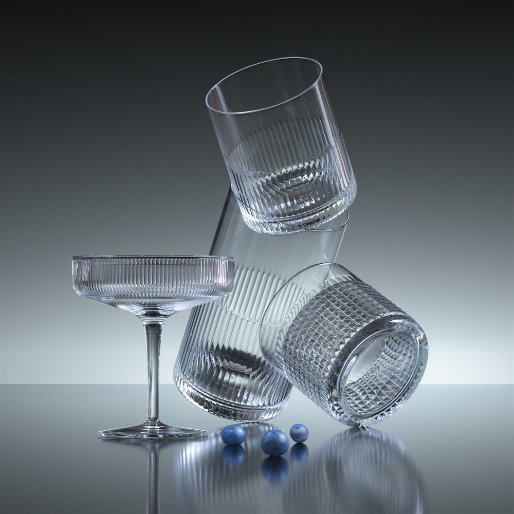 3D still life retouched with adobe. Product Design