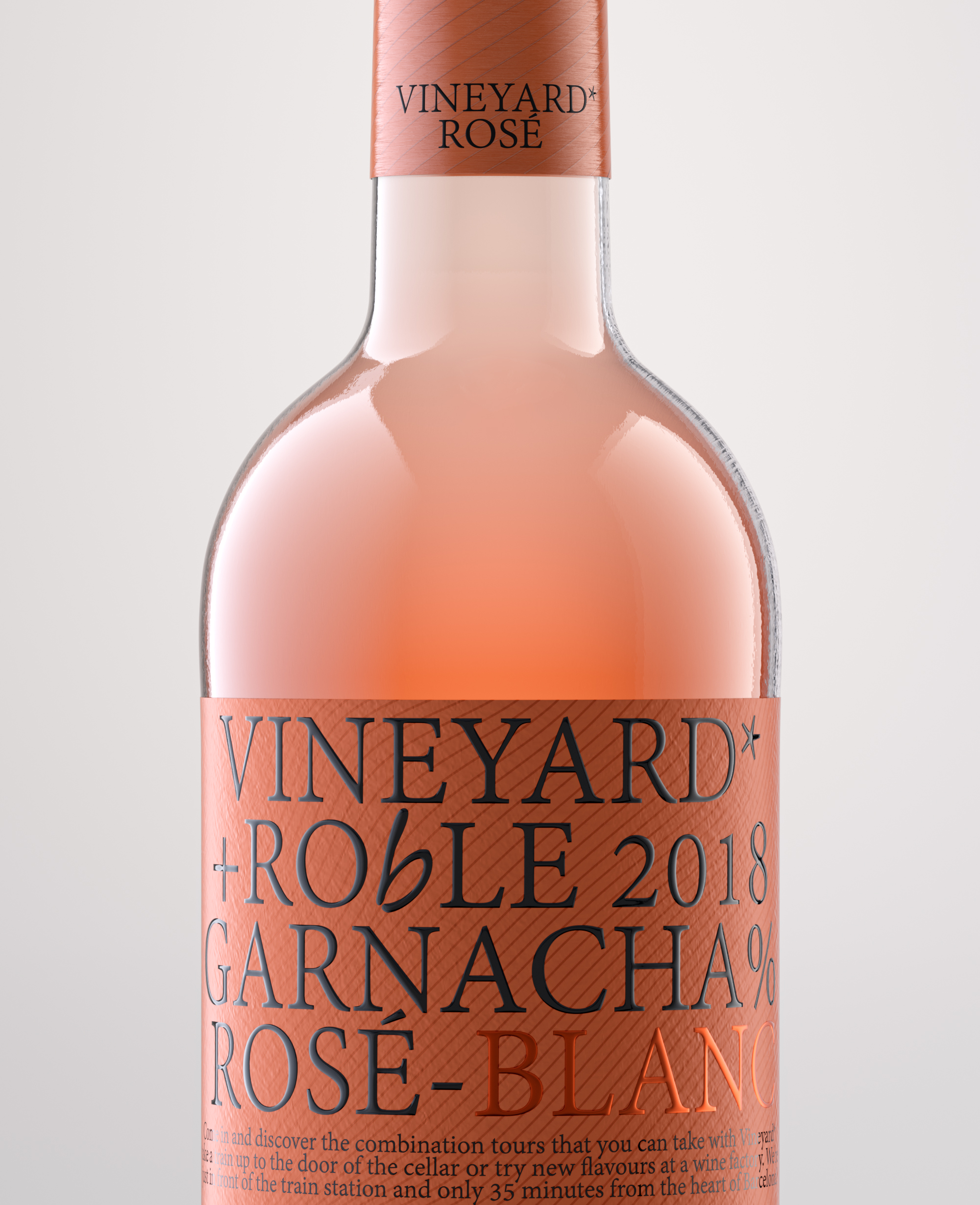 Wine bottle label design
